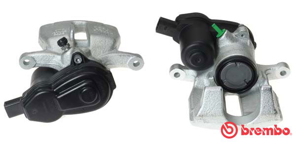 Bremssattel Vorderachse links hinter der Achse Brembo F 85 358 von Brembo