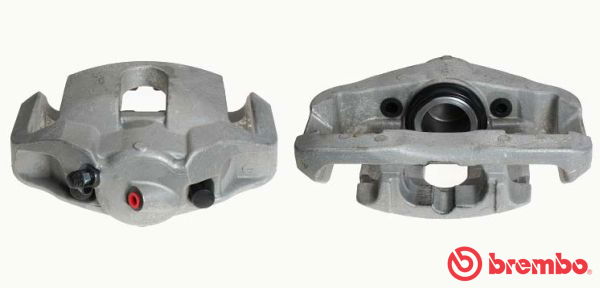 Bremssattel Vorderachse rechts hinter der Achse Brembo F 06 133 von Brembo