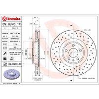 Bremsscheibe BREMBO XTRA LINE BREMBO 09.B970.1X, 1 Stück von Brembo