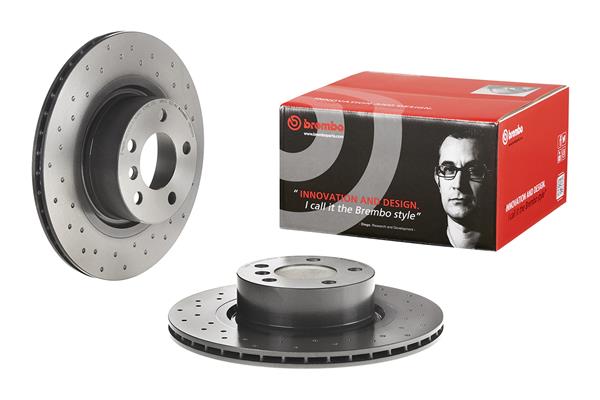 Bremsscheibe Hinterachse Brembo 09.B569.1X von Brembo