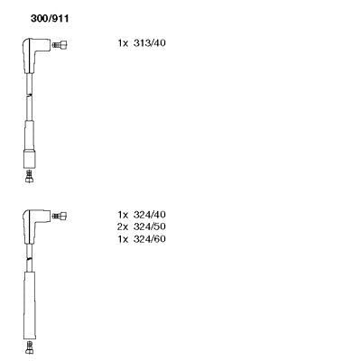 Bremi 300/911 Zündleitungssatz von Bremi