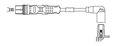 Bremi 6A98E42 Zündleitung von Bremi