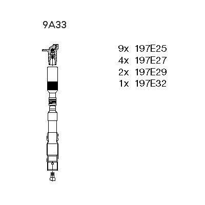 Zündleitungssatz Bremi 9A33 von Bremi