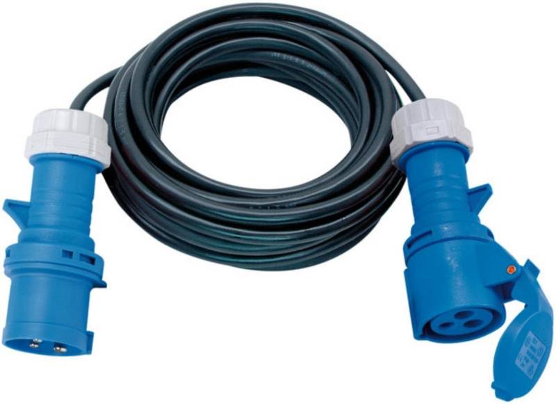 Brennenstuhl CEE-Verlängerungskabel 10m H07RN-F 3G1,5 (CEE-Kabel mit CEE-Stecker und Kupplung mit Verschlussklappe, für ständigen Einsatz im Außenbereich IP44, Made in Germany) von Brennenstuhl