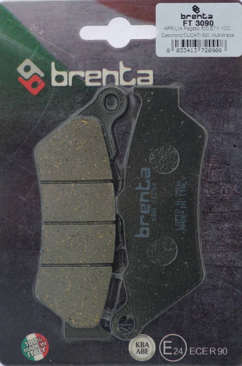 Brenta Bremsbeläge Organische Motorrad für Aprilia Pegaso 600.Motorrad '650 6.5, BMW, MOTO GUZZI von Brenta