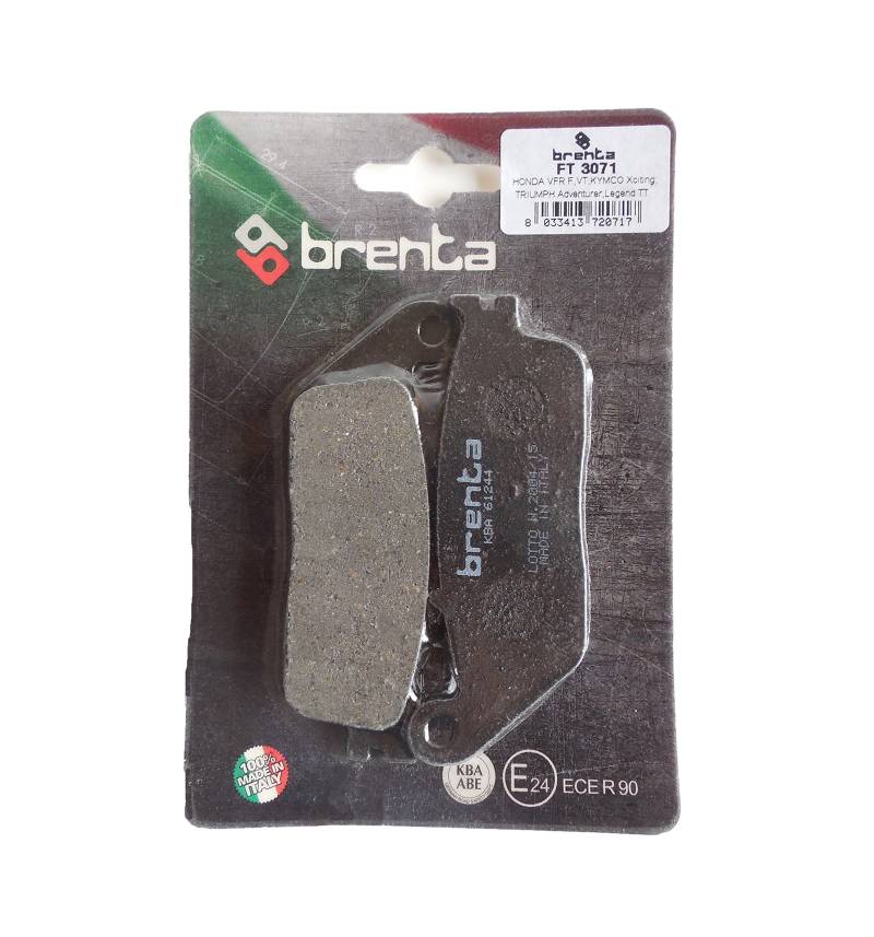 Brenta Bremsbeläge Organische Motorrad für Cagiva 900 Cat, Daelim, Honda, Triumph, Victory von BRENTA