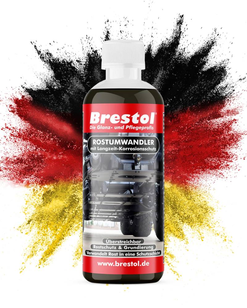 Brestol® ROSTUMWANDLER 300 ml - Rostkonverter & Grundierung in einem Zug - Rostschutz Rostlöser von Brestol