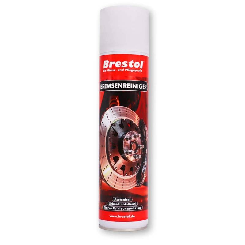 Brestol BREMSENREINIGER 400 ml (2150) - Bremsscheibenreiniger Bremssattelreiniger Bremsbelagreiniger Bremsstaubentferner Bremsklotzreiniger Acetonfrei von Brestol