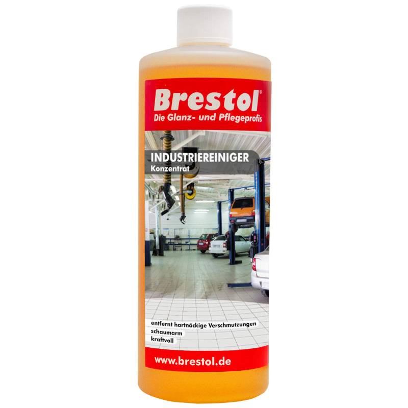 Brestol INDUSTRIEREINIGER maschinell 1000 ml Konzentrat - Werkstattreiniger Universalreiniger Planenreiniger Bodenreiniger Fliesenreiniger Fettlöser alkalisch von Brestol