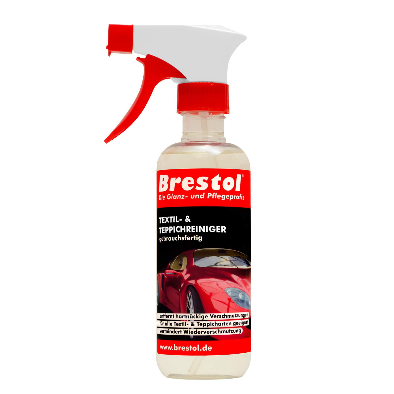 Brestol POLSTERREINIGER 300 ml gebrauchsfertig (2920) - Stoffsitzereiniger Teppichreiniger Textilreiniger Dachhimmelreiniger Stoffsitzreiniger Fussmattenreiniger Stoffreiniger von Brestol