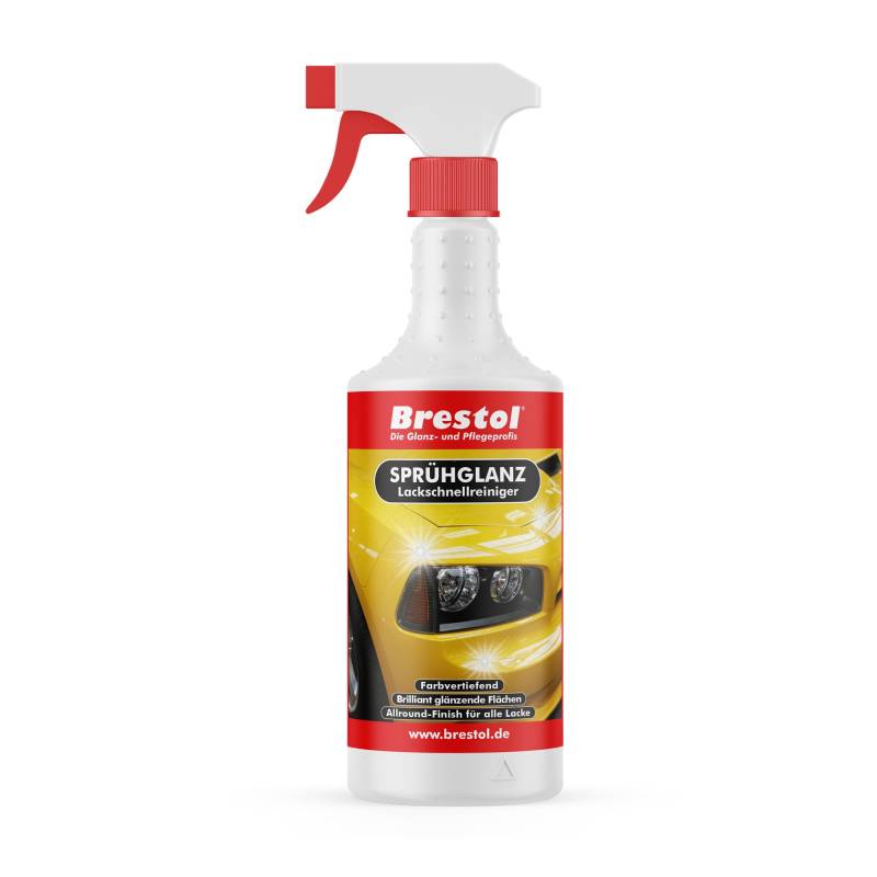 Brestol Autoglanz 750 ml gebrauchsfertig - Sprühwax mit Abperleffekt Abperl-Effekt - Lackschnellreiniger Lackreiniger Autolackreiniger Sprühreiniger Lackversiegelung Sprühglanz von Brestol