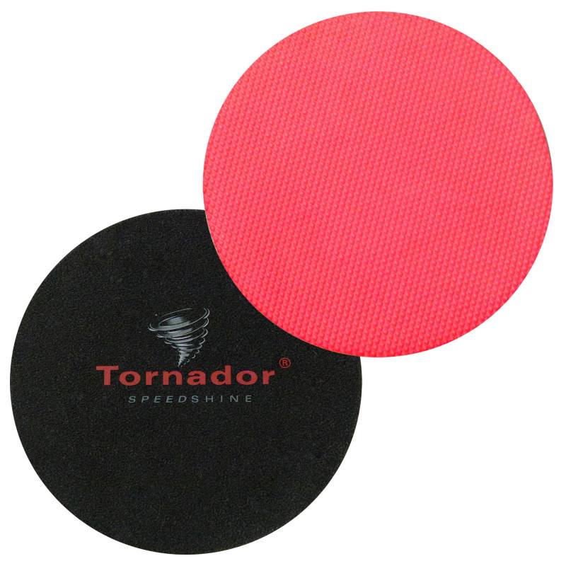 Brestol Tornador Speedshine 2er Set 150 mm - Polierscheibe Polierpad Polierhaube Polierteller Polierknete Reinigungsknete Auto-Lack-Knete Lackknete Clay Pad - entfernt Baumharz Insekten u.v.m. von Brestol