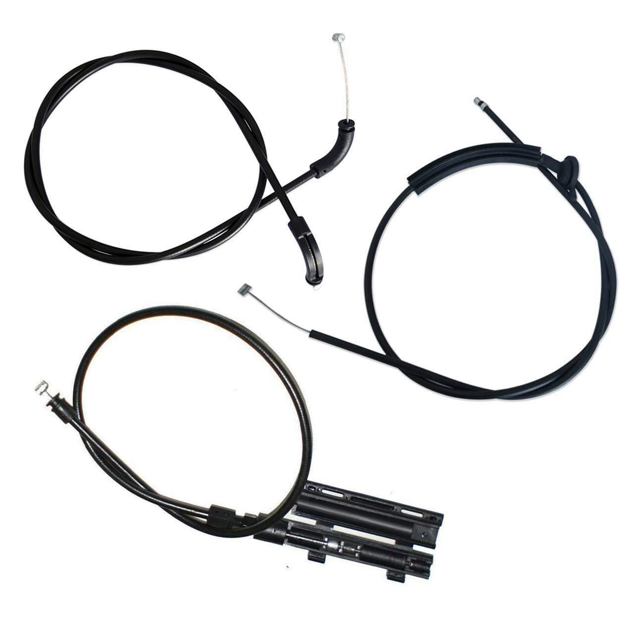 Briaatt 3 STÜCKE Motor Hauben Entriegelungs Kabel Bowden Zug Kit für E65 E66 7Er 51237197474 von Briaatt