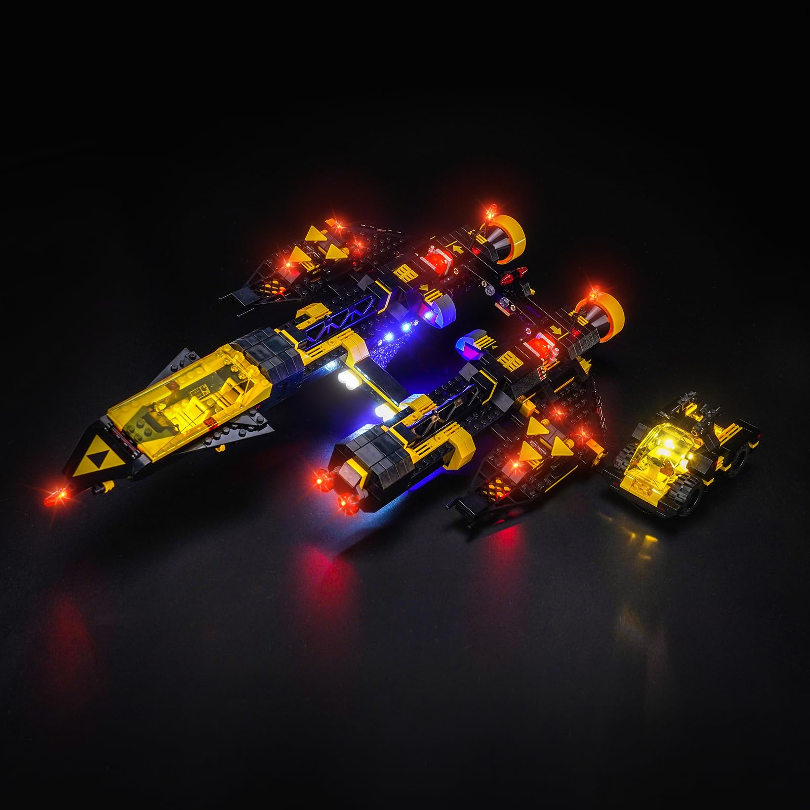 Led Licht Set Kompatibel mit Lego Blacktron Renegade 10355 (Kein Modell), Dekorationsbeleuchtungsset Compatible with Lego 10355 Blacktron Renegade Kreative Spielzeug von BrickBling