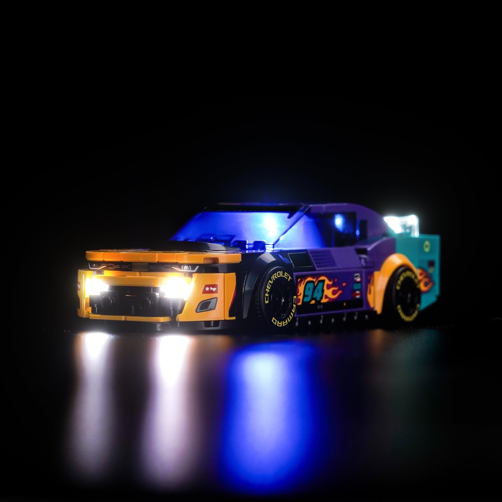 Led Licht Set Kompatibel mit Lego NASCAR Next Gen Chevrolet Camaro ZL1 (Kein Modell), Dekorationsbeleuchtungsset für 76935 NASCAR Next Gen Chevrolet Camaro ZL1 Kreative Spielzeug - Standard Version von BrickBling