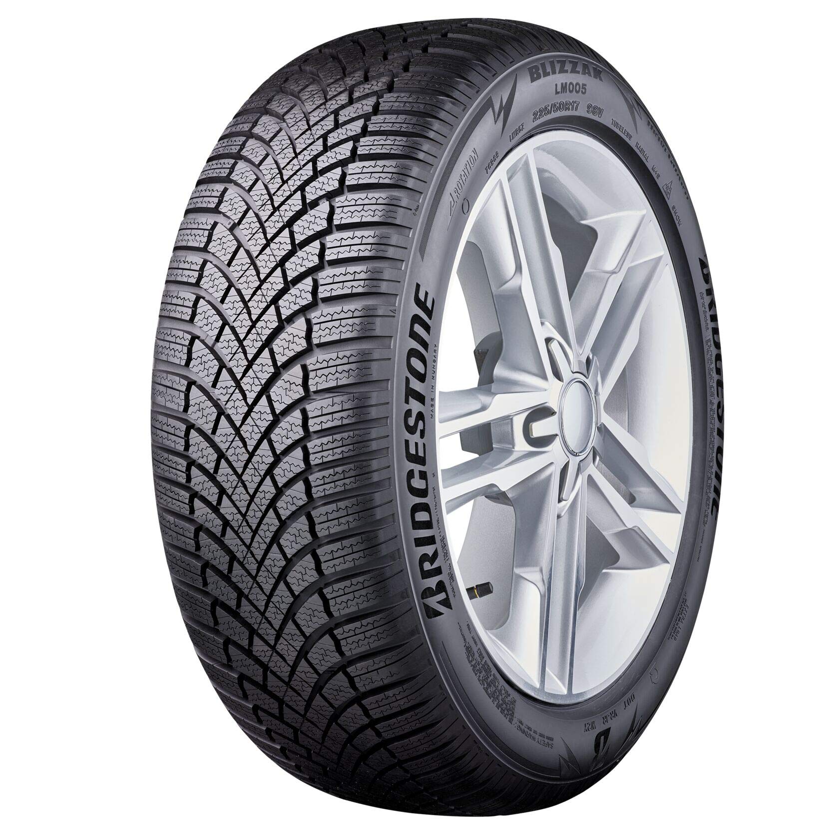 BRIDGESTONE BLIZZAK LM005 DRIVEGUARD XL -- 225/45R17 94V -- C/A/71dB -- Winterreifen Runflat von Bridgestone