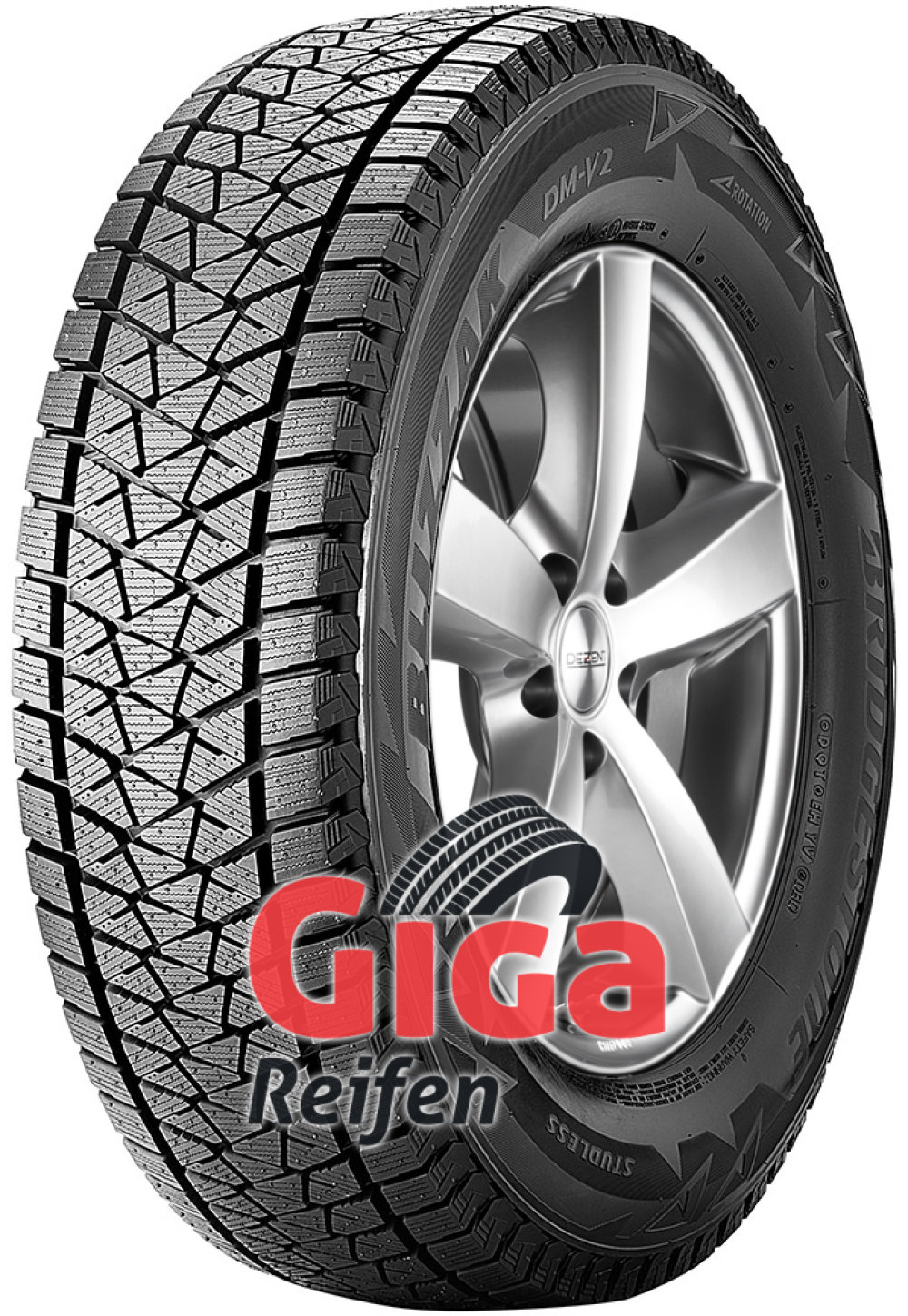 Bridgestone Blizzak DM V2 ( 195/80 R15 96R, Nordic compound ) von Bridgestone