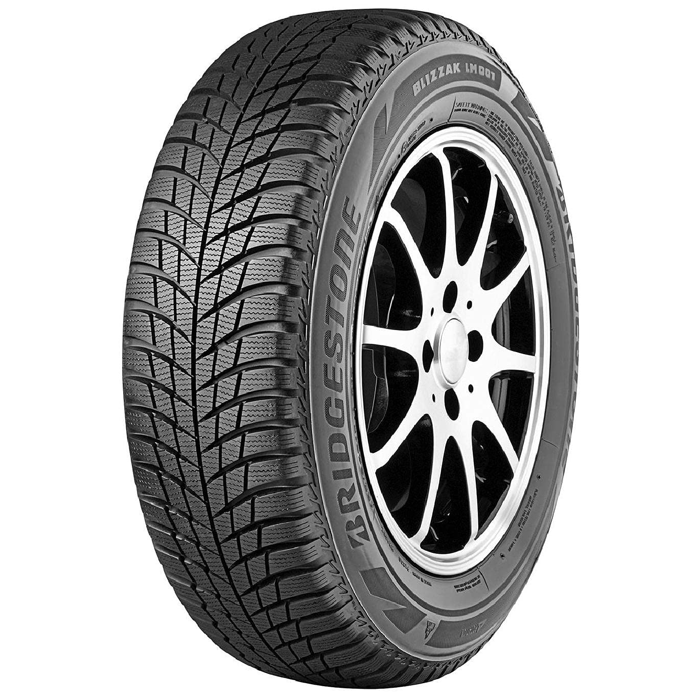 Bridgestone Blizzak LM-001 FSL M+S - 225/45R18 91H - Winterreifen von Bridgestone