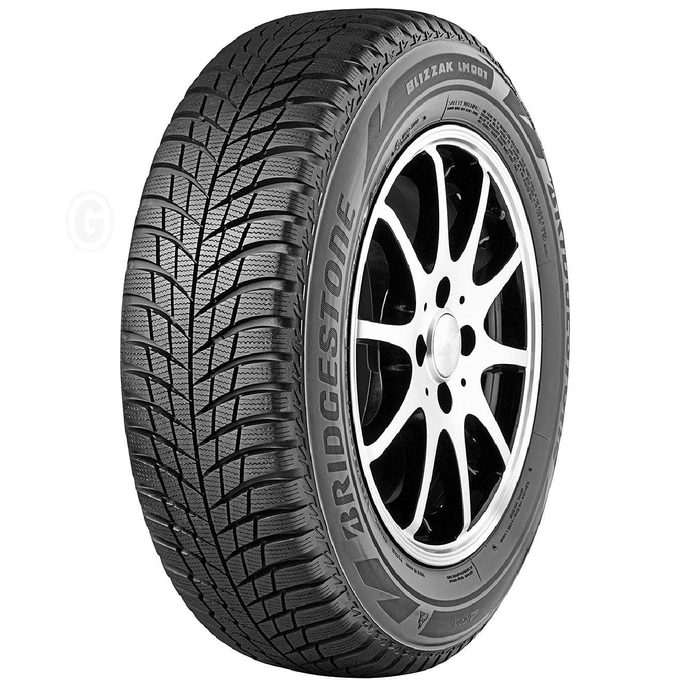 Bridgestone Blizzak LM-001 M+S - 205/60R16 92H - Winterreifen von Bridgestone