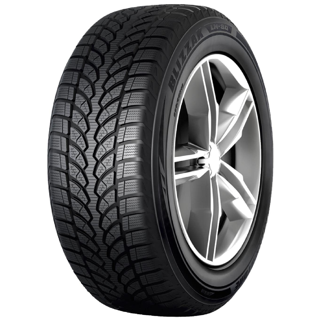 Bridgestone Blizzak LM-80 M+S - 215/65R16 98H - Winterreifen von Bridgestone