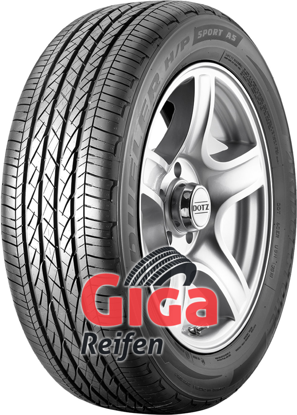 Bridgestone Dueler H/P Sport AS ( 215/60 R17 96H ) von Bridgestone