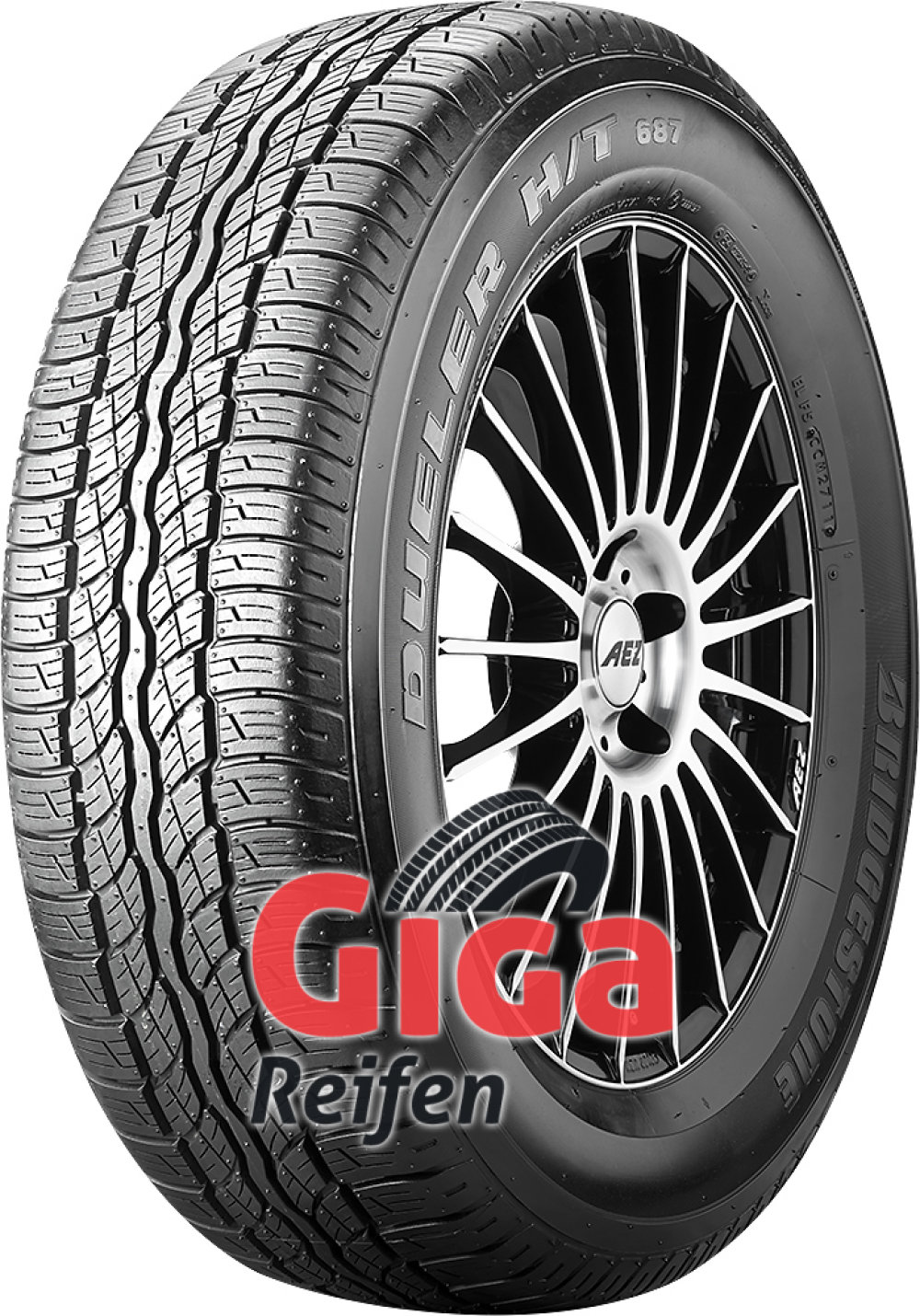 Bridgestone Dueler H/T 687 ( 225/70 R16 103T ) von Bridgestone