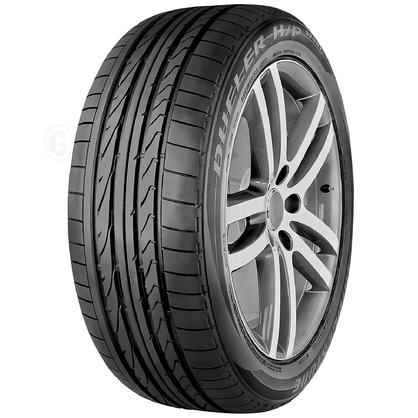 Bridgestone Dueler HP Sport 255/55 R19 111Y AO Sommerreifen GTAM T115208 ohne Felge von Bridgestone