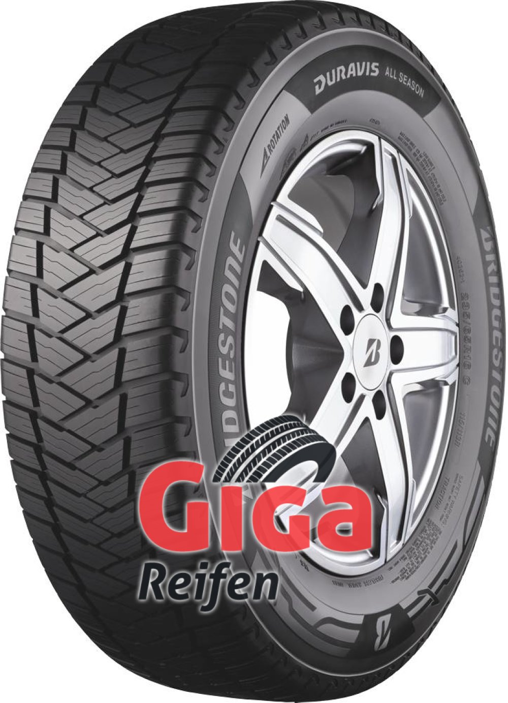 Bridgestone Duravis All-Season ( 195/75 R16C 110/108R 10PR EVc ) von Bridgestone