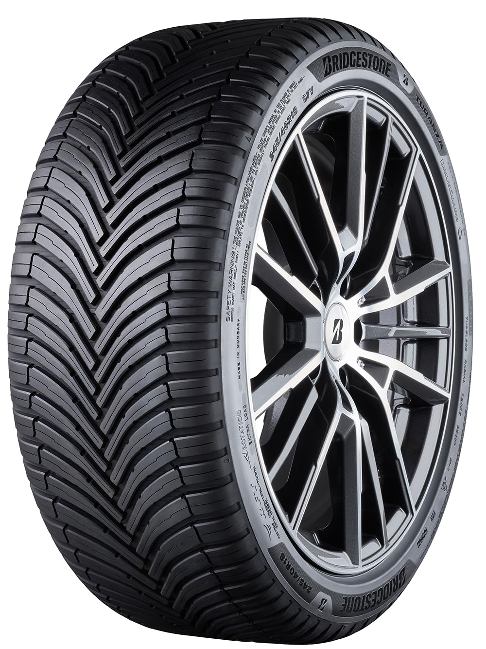 Bridgestone TURANZA ALL SEASON 6 ENLITEN DRIVEGUARD - 225/45 R17 94W XL - B/B/71 - Ganzjahresreifen (PKW & SUV) von Bridgestone