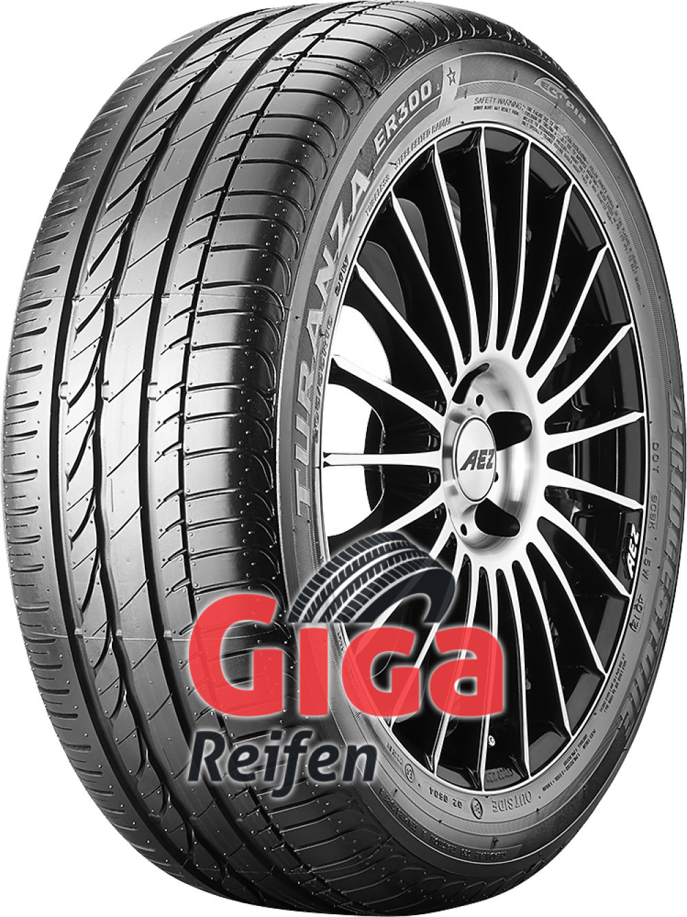 Bridgestone Turanza ER 300A ( 205/55 R16 91W * ) von Bridgestone