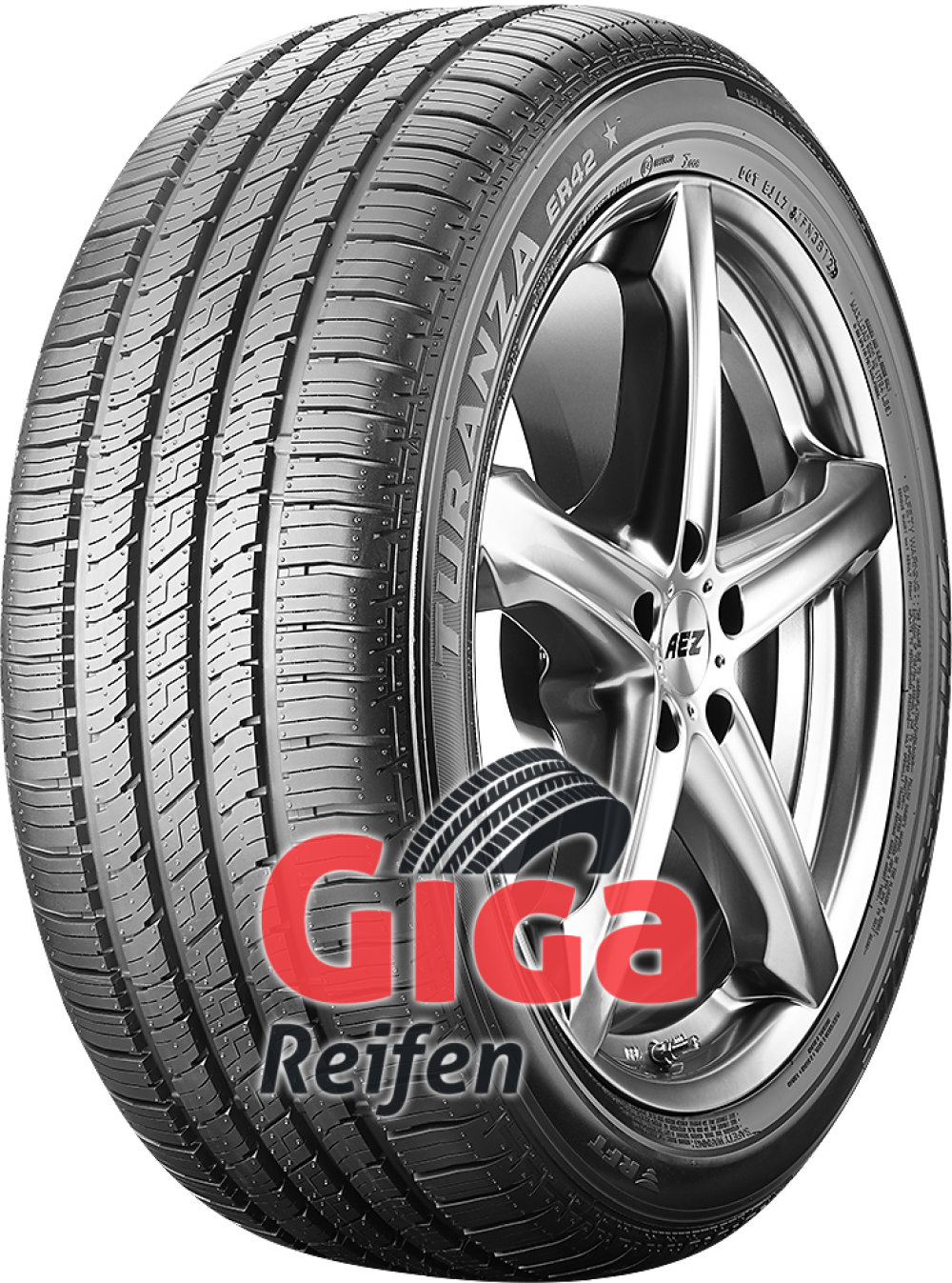 Bridgestone Turanza ER 42 RFT ( 245/50 R18 100W *, runflat ) von Bridgestone