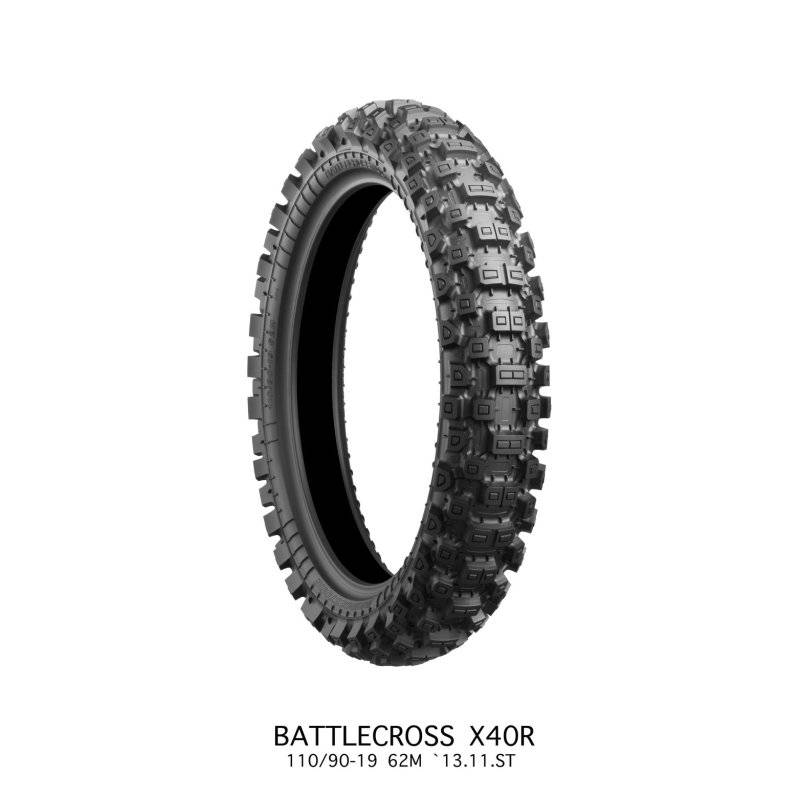 Bridgestone X40R HARD 110/90 19 62M TT NHS von Bridgestone