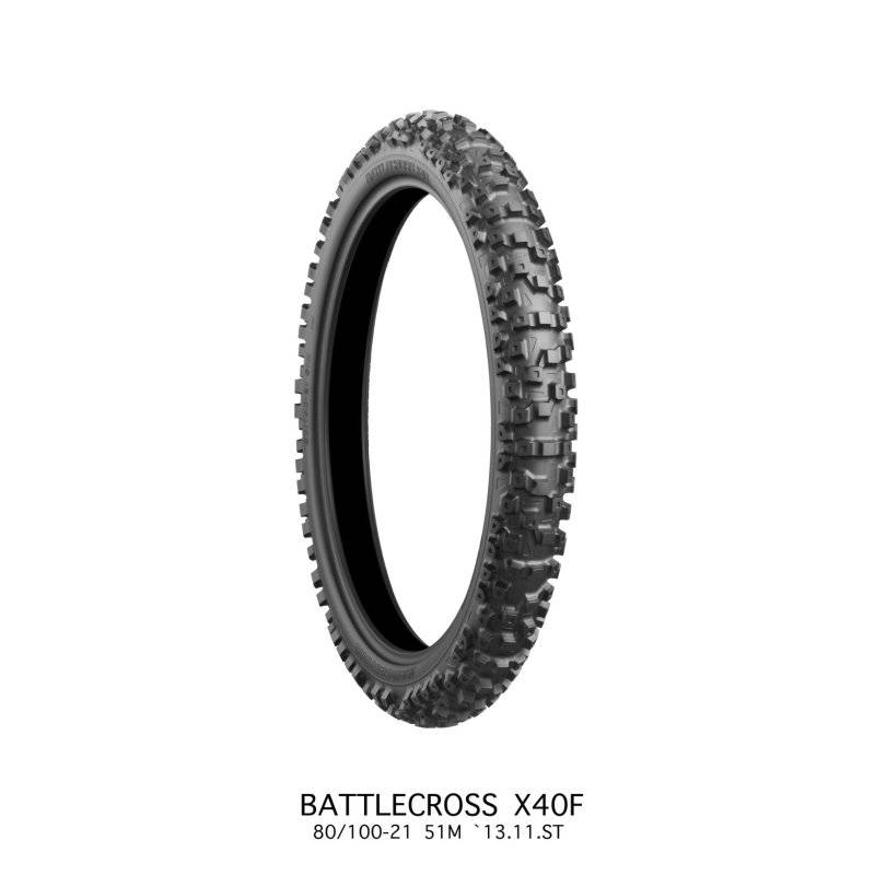 Bridgestone X40R HARD 80/100 21 51M TT NHS von Bridgestone