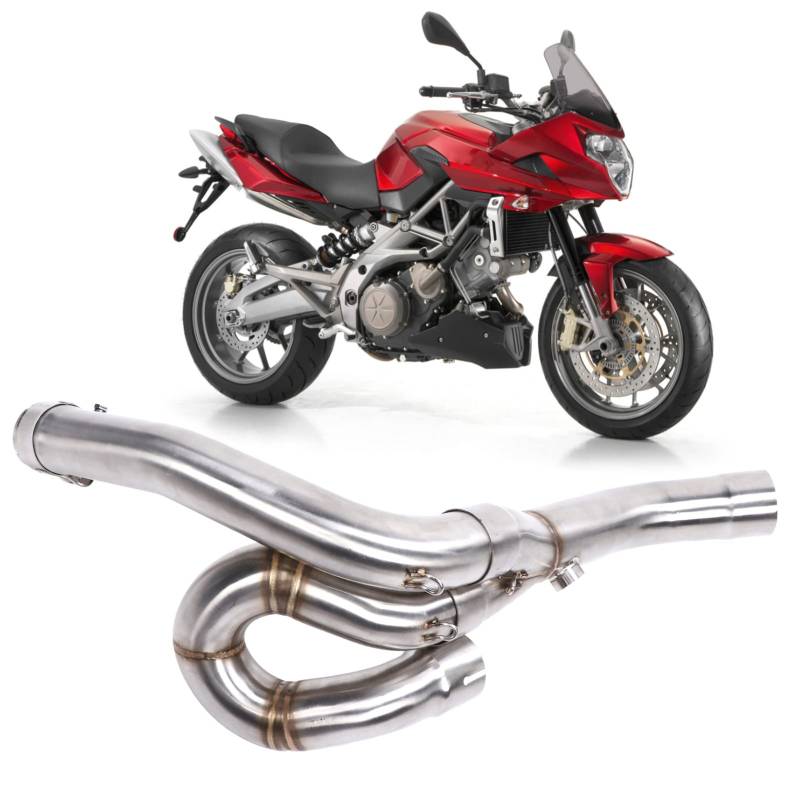 Auspuffkatalysator-Löschrohr, Motorrad-Auspuffkatalysator-Löschrohr, Metall-Abgasstrom-Löschrohr, passend für Aprilia Shiver 750 2008–2017 Aprilia Shiver 750 Gt 2008–2017 von Brilluxa