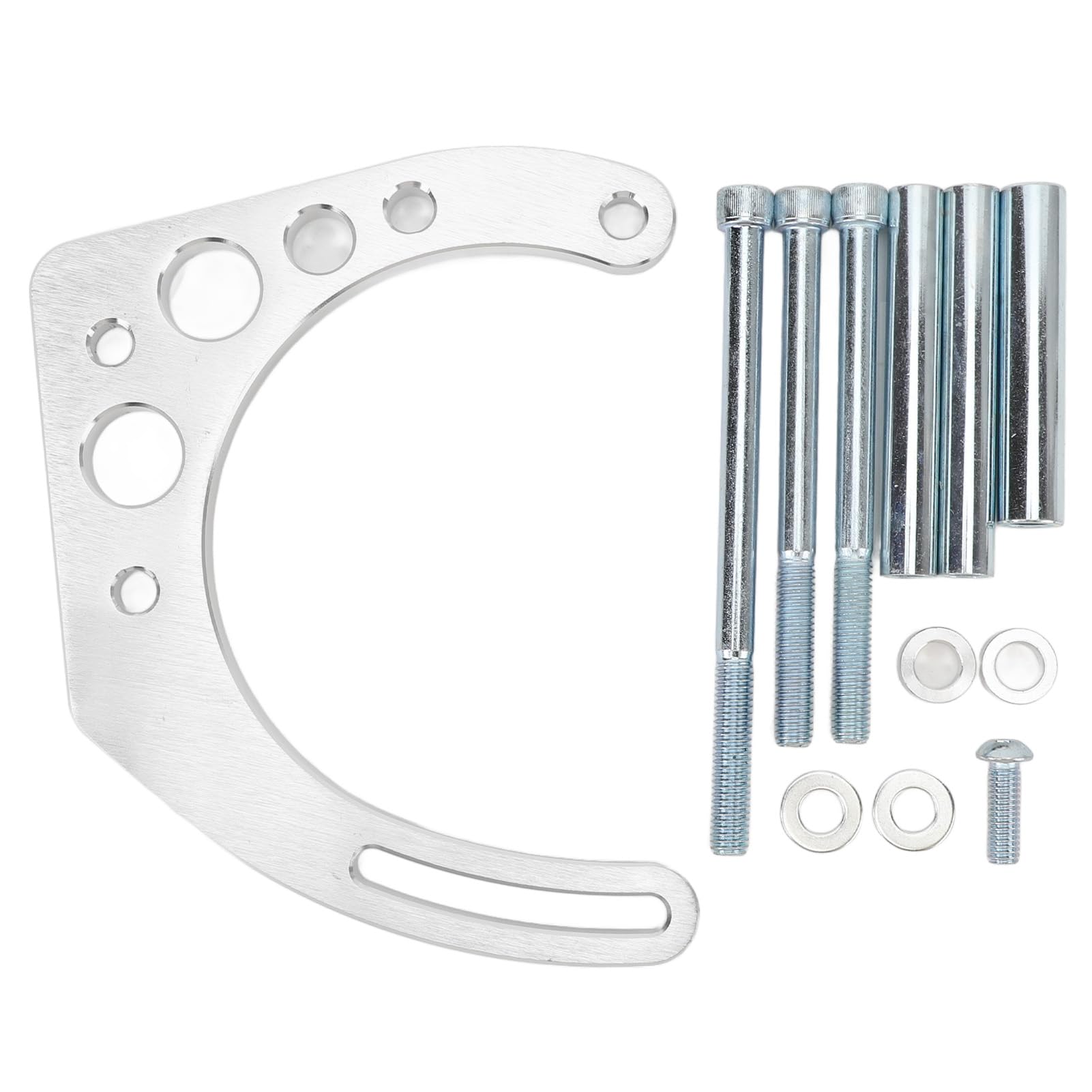 Brilluxa 12pcs Generator Bracket Kit, Hochfestigkeits -Aluminium -Billet, für Big Block 396 427 454 Motoren mit langen Wasserpumpen -Riemenscheiben von Brilluxa