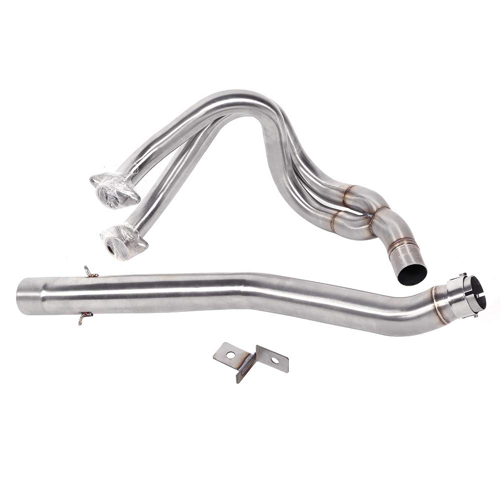 Brilluxa Auspuff-System-Header mit mittlerer Rohr, De Cat High Level Muffler Pipe kompatibel mit Ninja 650 Z650 2017-2020 von Brilluxa