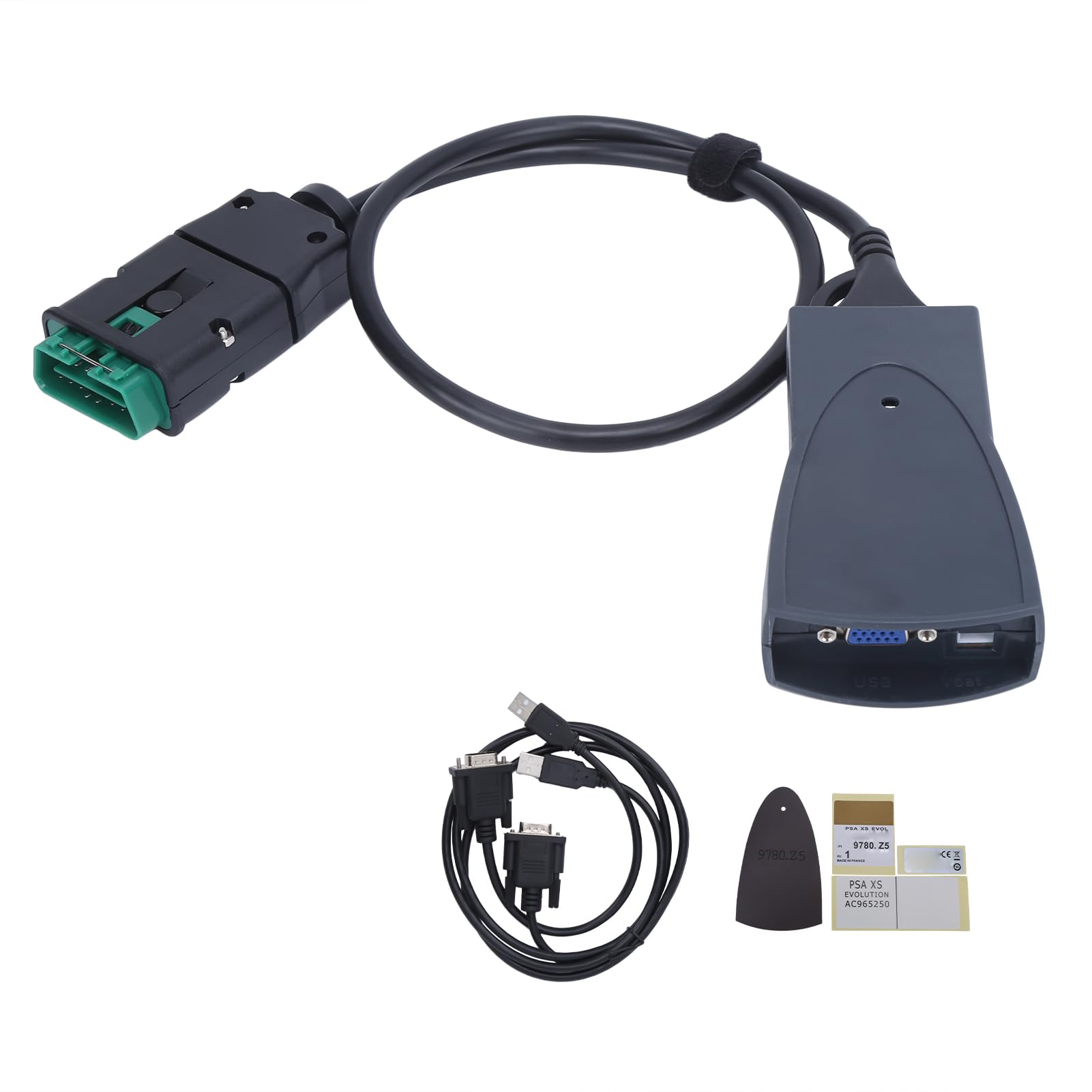 Brilluxa Auto-Fehlercode-Lesegerät, vollständige Chips, professionelles Diagnose-Scanner-Werkzeug, Ersatz für Citr0en PEUGE0T Automotive Check Engine Light Diagnostic Read von Brilluxa