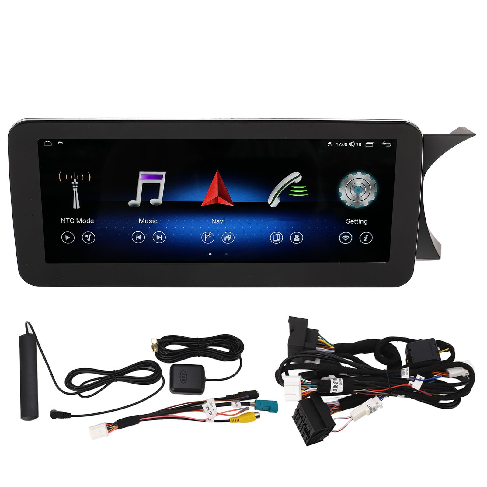 Brilluxa Car GPS -Navigation, 10.25 Zoll Touchscreen, drahtloses CarPlay, kompatibel mit C -Klasse W204 NTG4.0 System, Android 12 (Right Hand Drive) von Brilluxa