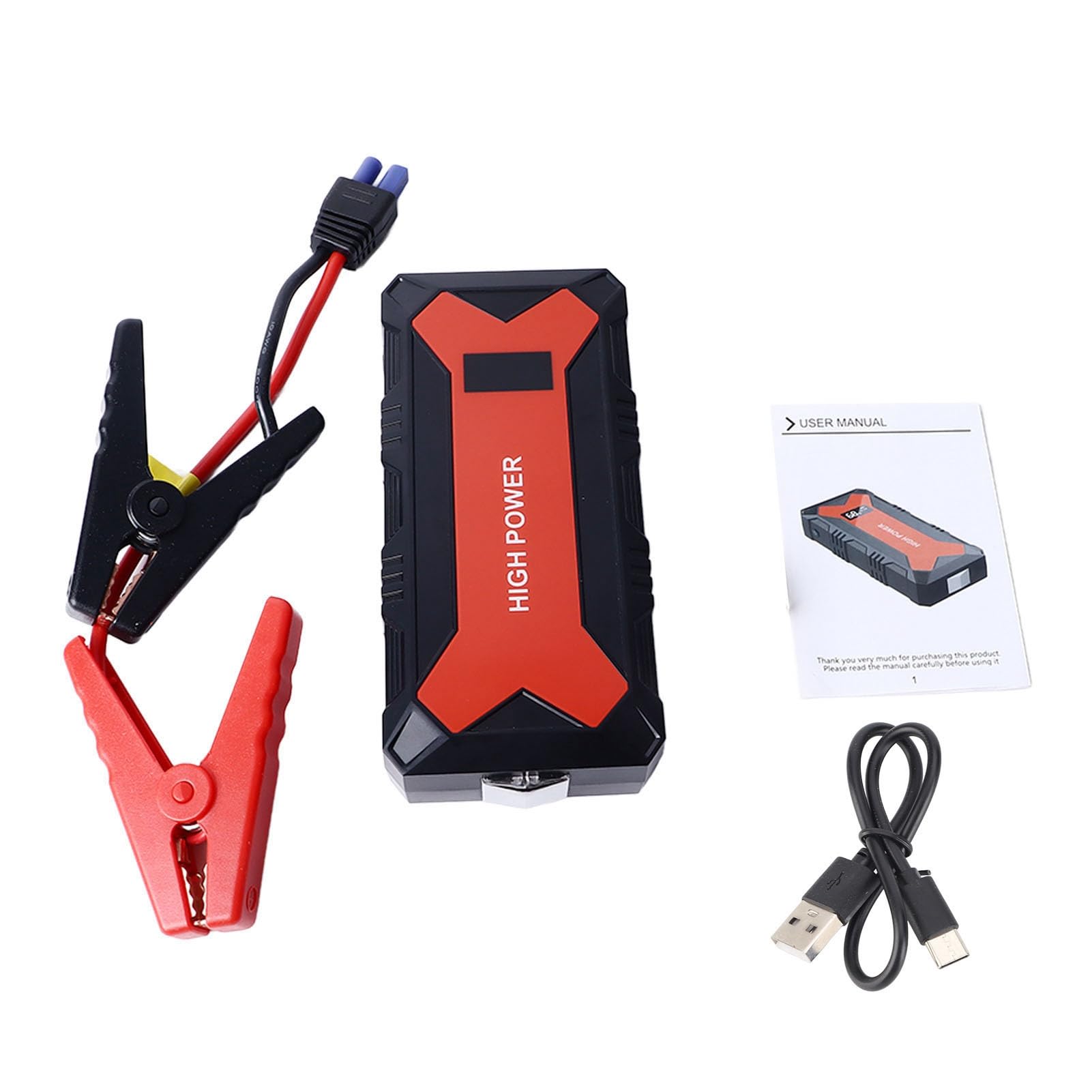 Brilluxa Car Jump Starter, tragbarer 30000 -mAh -Batterie -Booster, Auto Power Pack, kompatibel mit dem Notfallstart des Fahrzeugs von Brilluxa