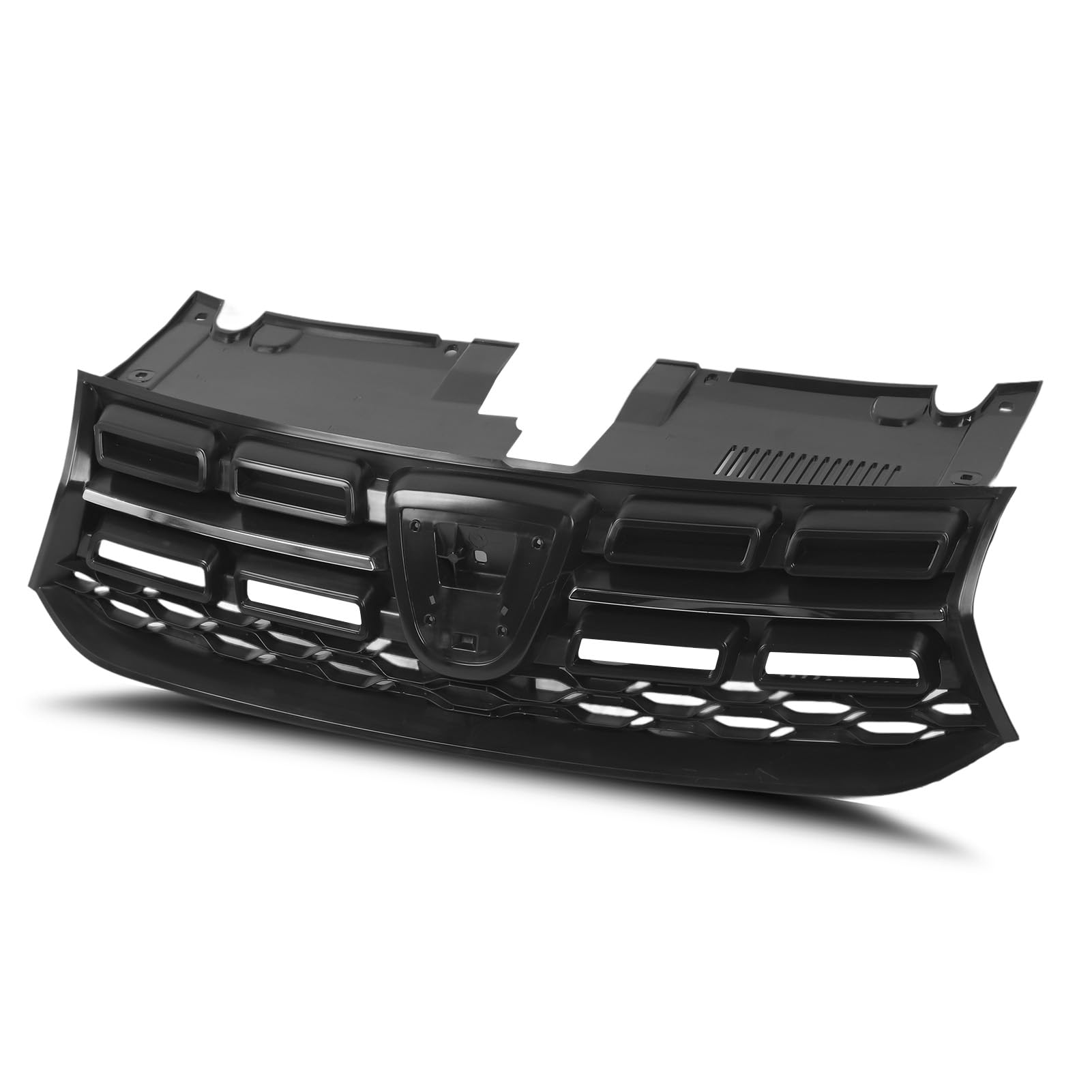 Brilluxa Front Stoßfänger Kühlergrill, Ersatz für Dacia Sandero MK2 2017-2020, Chrom Standard Facelift 623107554r von Brilluxa