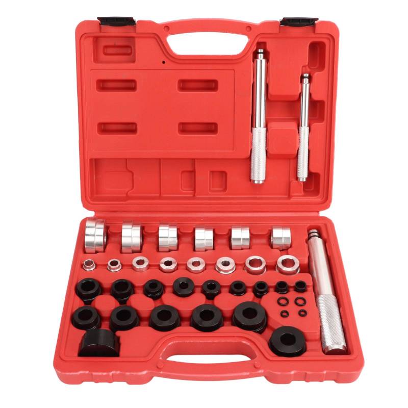 Brilluxa Master Buchsentreiber-Set, 33-teiliges Lagerpress-Set-Werkzeug, metrisches Standard-SAE-Dichtungstreiber-Set für den Einbau von Radlagern von Brilluxa