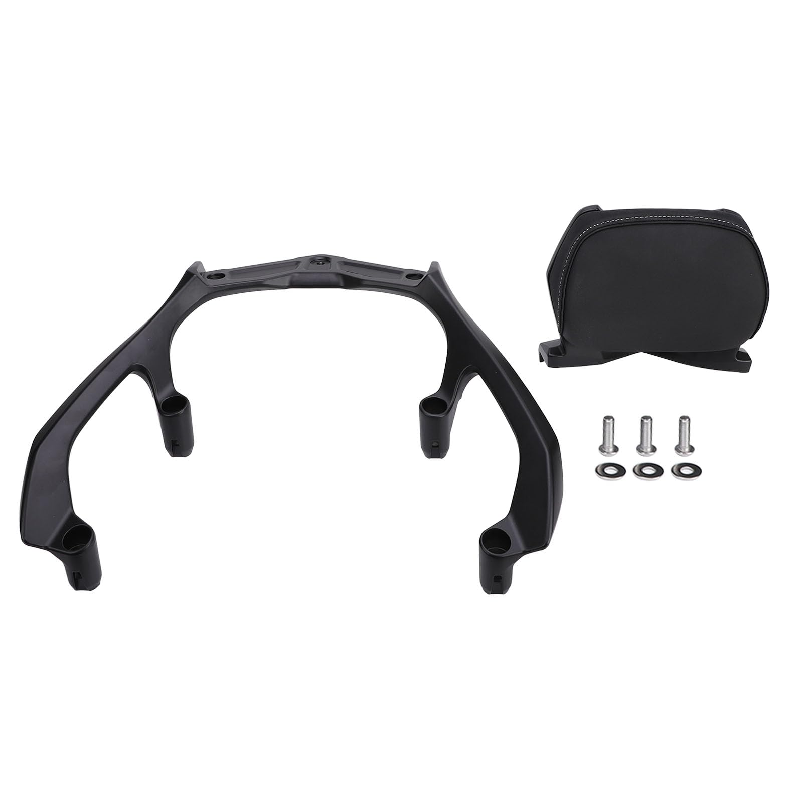 Brilluxa Motorcycle Passagier Low-Rückenstange, abnehmbare Rückseite der Rückseite, kompatibel mit TMAX 530 560 2022-2024, Rast Pad Docking Hardware-Kits von Brilluxa