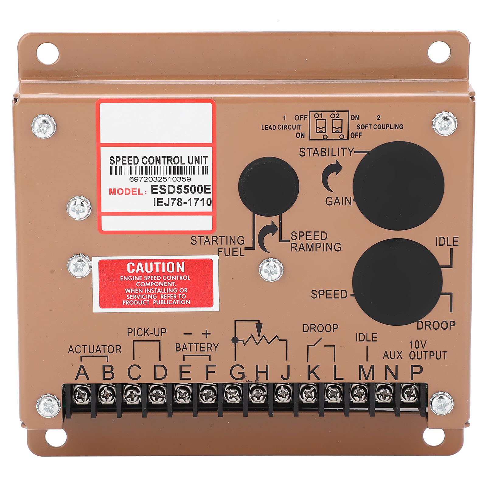 Brilluxa Motordrehzahlregler, Generator, elektronisches Steuermodul, Aggregateteile, ESD5500e DC 12 V/24 V, Drehzahlregler, Gouverneur, Generatorplatine von Brilluxa