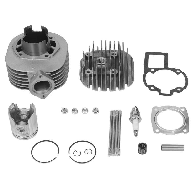 Brilluxa Top-End-Kit – LT80-Zylinder-Umbausatz, 50 mm Zylinder-Kolbenkopf-Dichtungsring, Ersatz für Suzuki Quadsport LT 80 LT80 1987–2006 – 11210 40B01 von Brilluxa