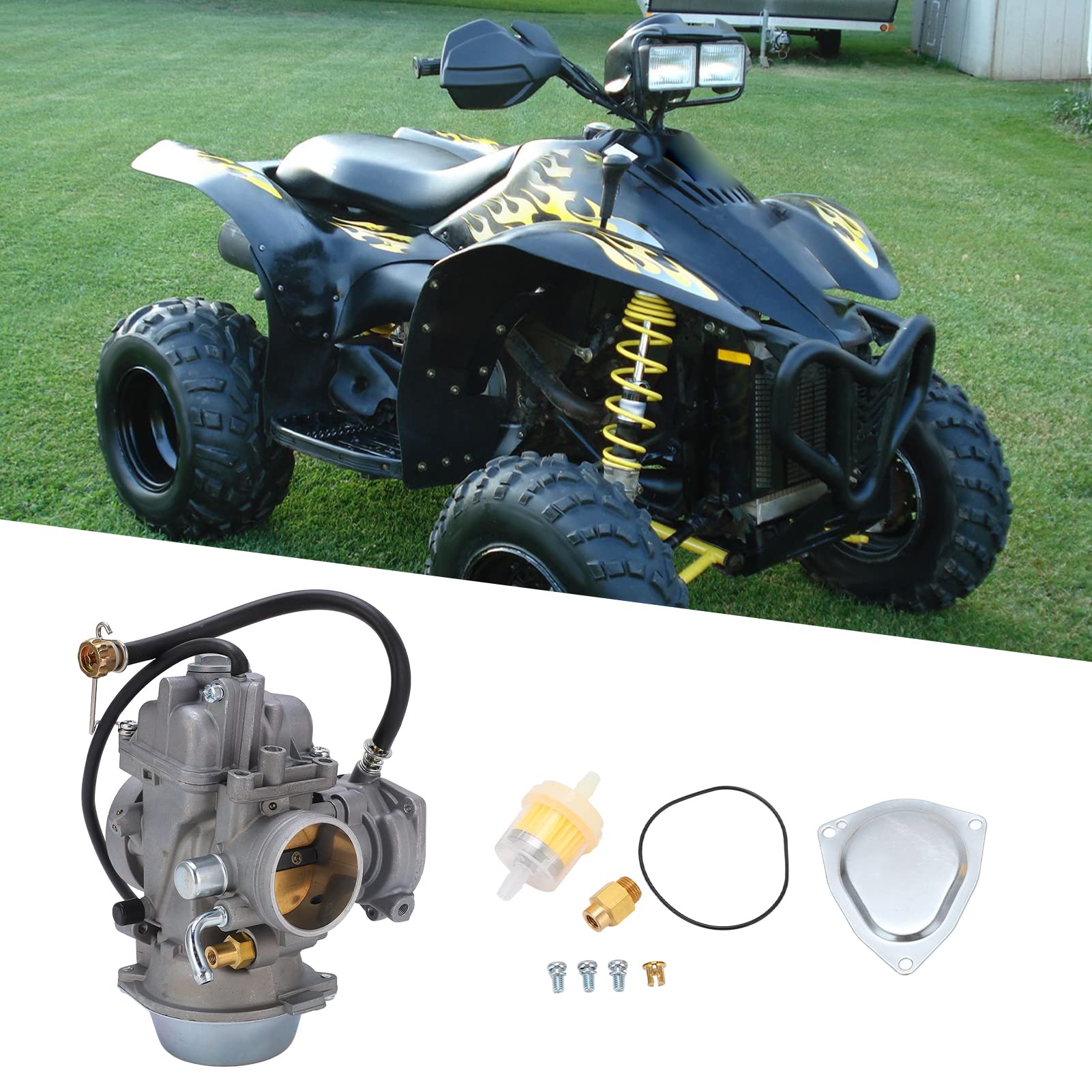 Vergaser, Autoteile 3130903, 3130945, 3131307, elektrischer Choke-Vergaser, für ATV-Geländewagen PolarisScrambler 500 PolarisSportsman 500 PolarisWorker 500 von Brilluxa