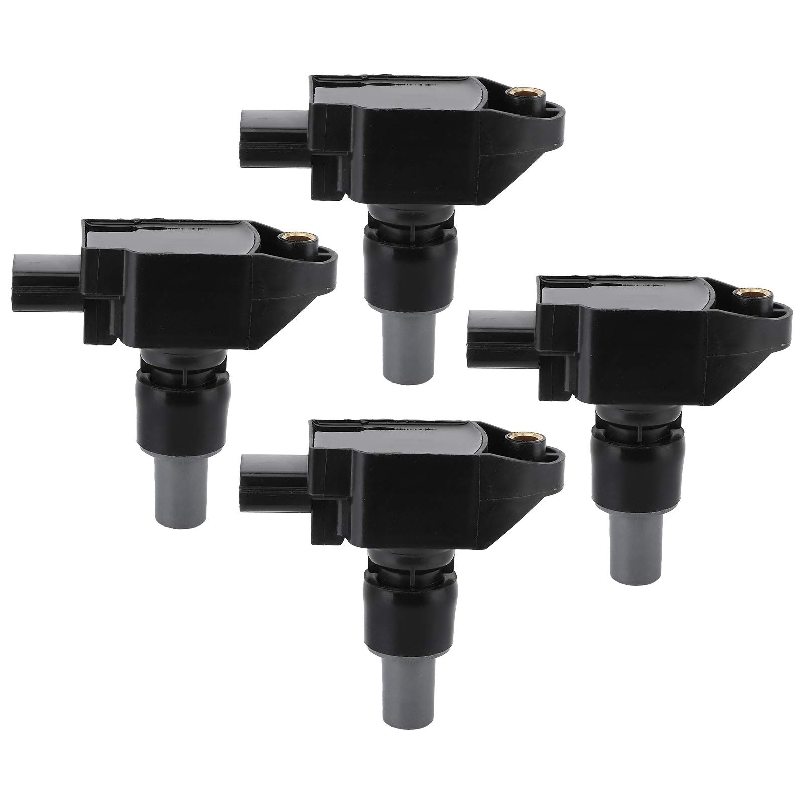 Zündspulensatz, Silikon-Epdm-Zündspule, N3H118100, UF501, IC023, N3H1181009U, FÜR 2004–2011 RX – 8 1,3 l 1308 R2 GAS N/R von Brilluxa