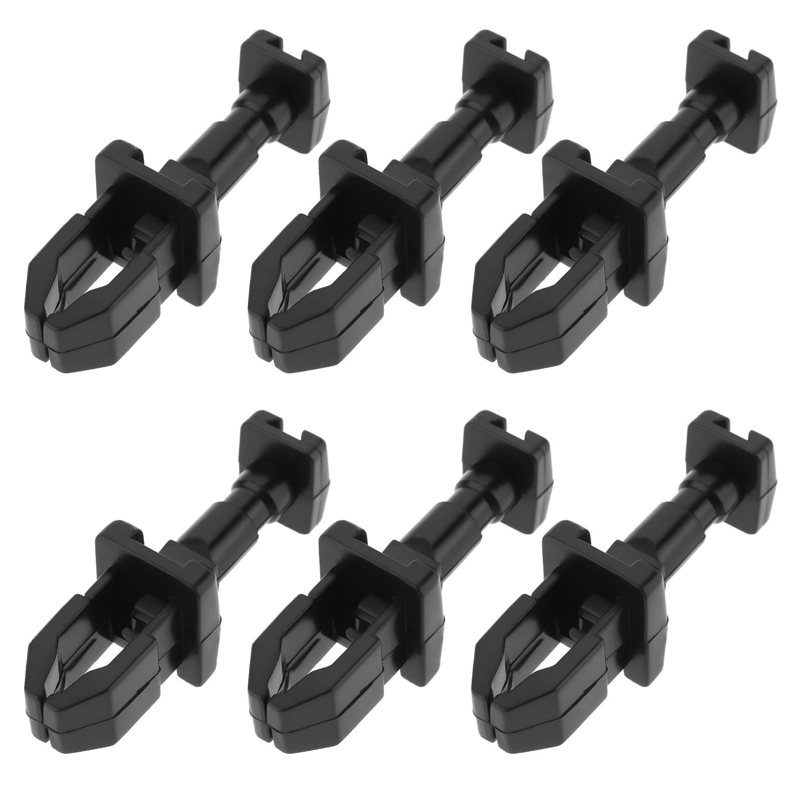 Briny River 6 Stück 1/4 RV Vent Latch Clips Ersatz Kompatibel mit Norcold 617772 9x37,5x14,2mm Schwarz von Briny River