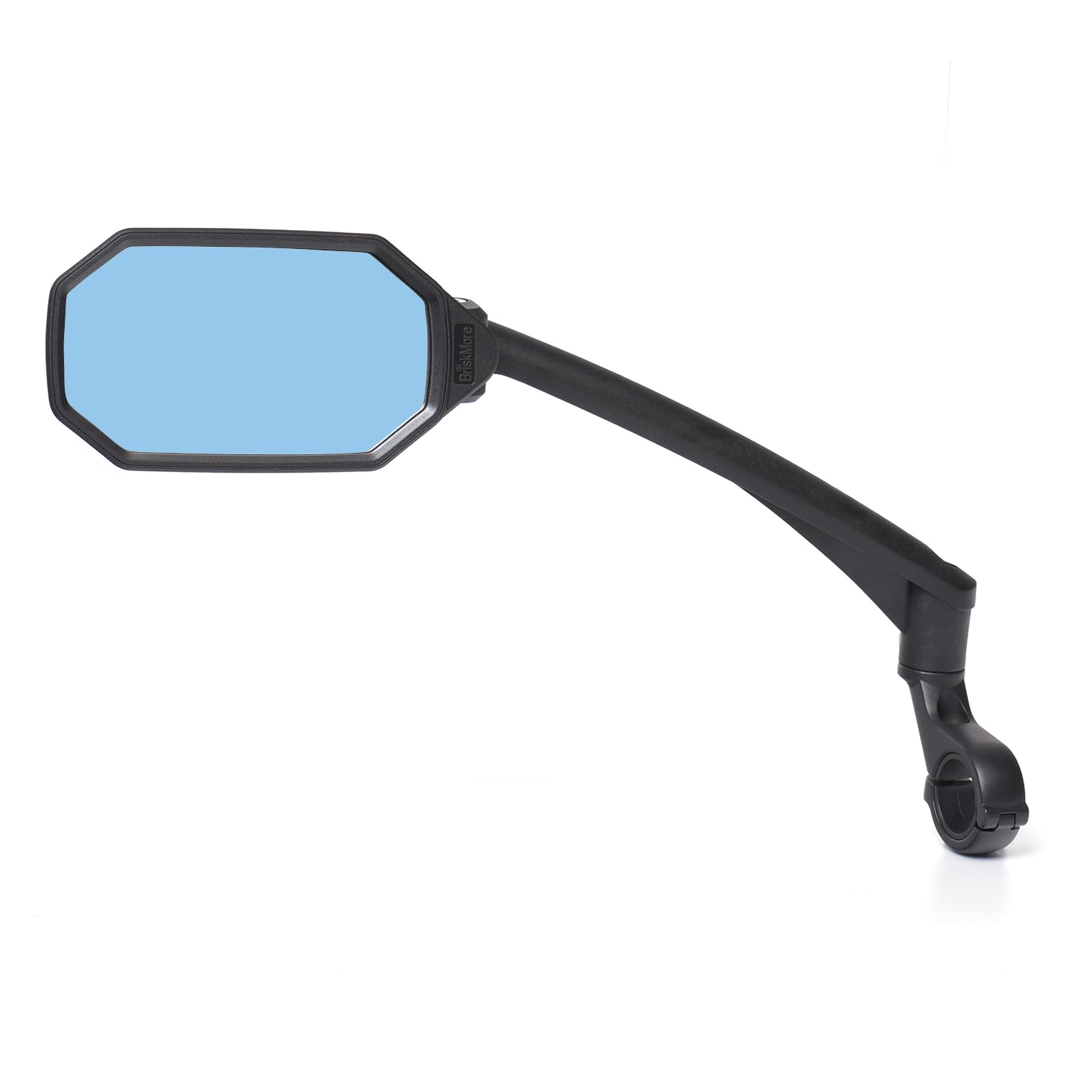 BriskMore Fahrrad Lenkerspiegel, High-Definition konvexe Anti-Blend blaue Glaslinse für Roller, Lectric Fahrradlenker, kratzfest, sichere Rückansicht für linke Seite nur BT-023LB von BriskMore