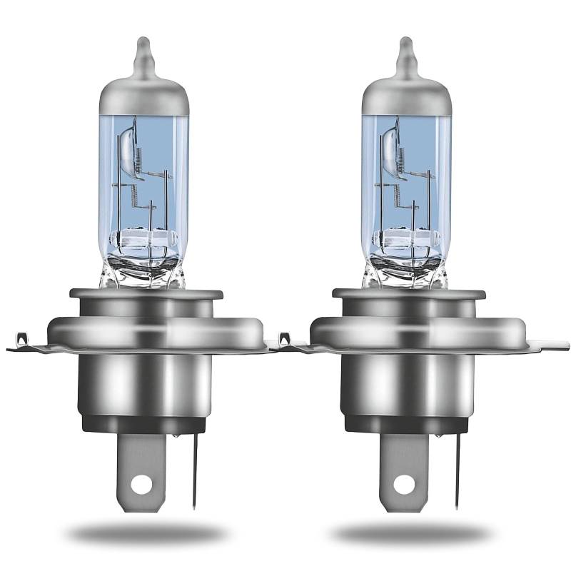 Briteye H4 Halogen Lampen 4300K Gelblich Weißes Licht 12V 55W/60W Scheinwerferlampe (2 Stücke) von Briteye