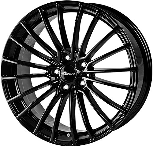 Brock B24 schwarz front-poliert 7,5x17 ET35 5.00x120.00 Hub Hole 72.60 mm - Alu felgen von Brock